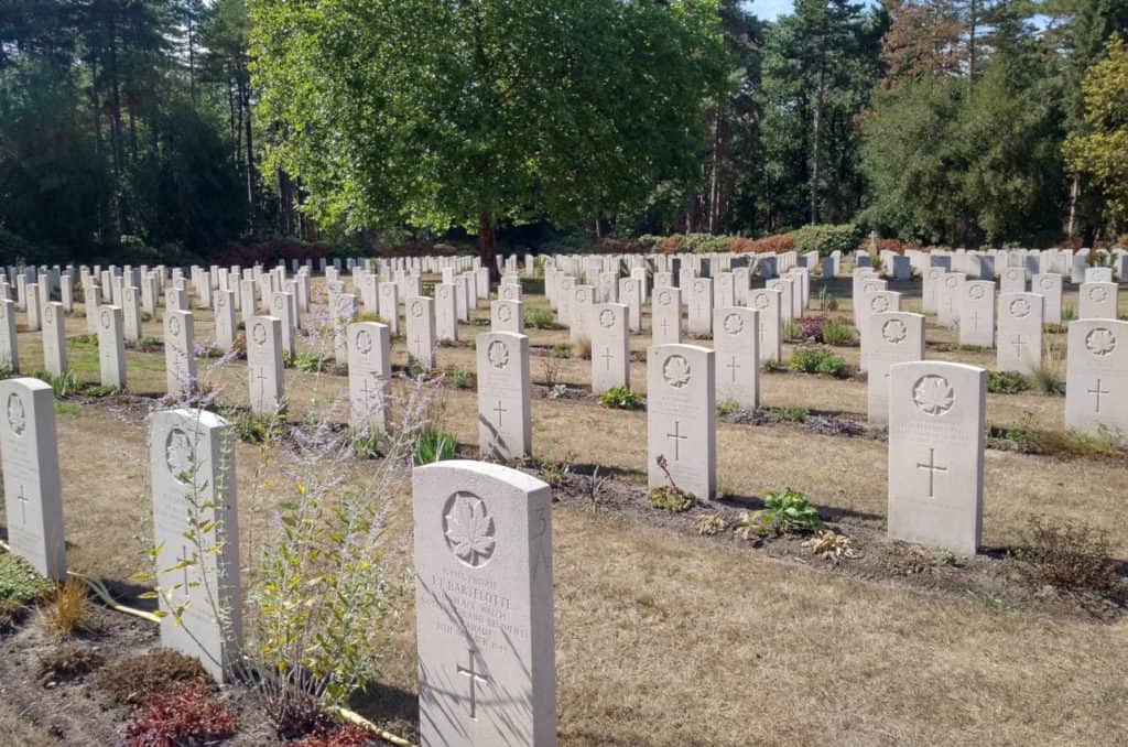 Canadian soldiers buried in The Netherlands