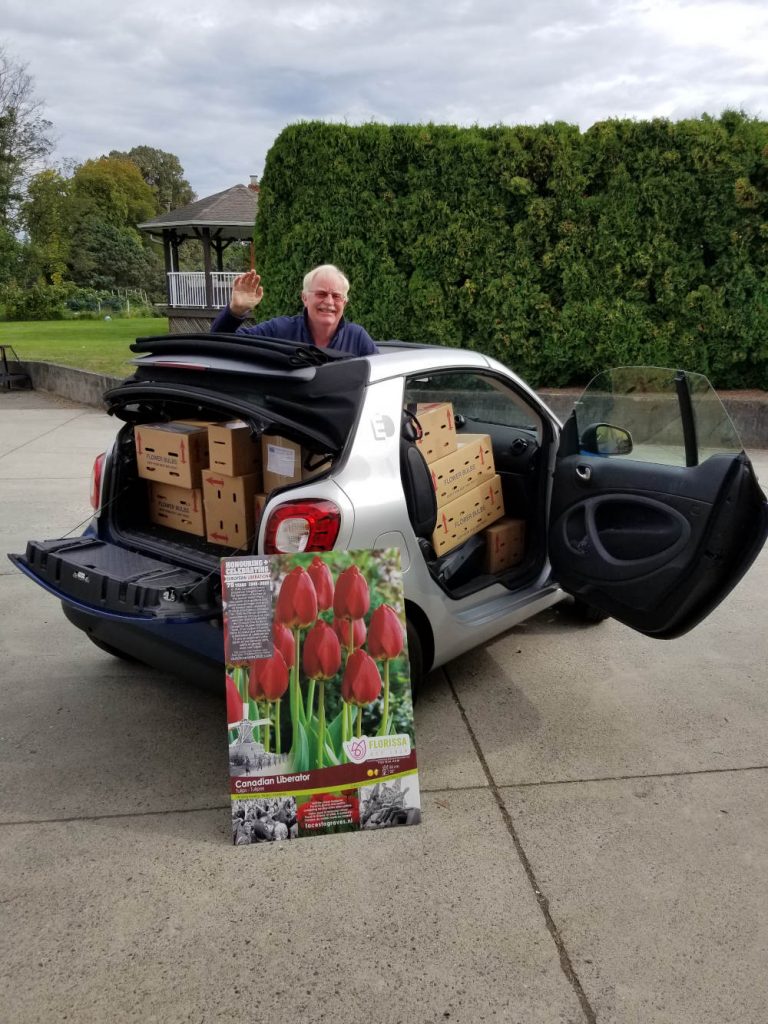 Canadian Liberator bulbs ready for transport