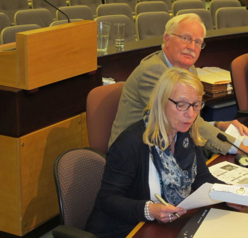 Eric van der Ven and Adrian Zylmans made a presentation to Delta council on Aug. 26 outlining the Dutch Liberation Canadian Society’s 75th anniversary events in 2020. Photograph By IAN JACQUES/DELTA OPTIMIST